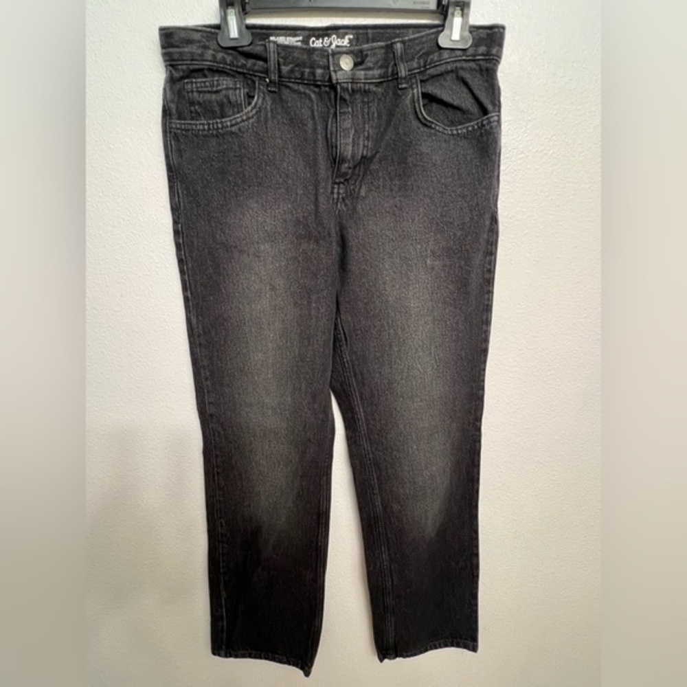 NWOT Cat & Jack Black Relaxed Fit Jeans